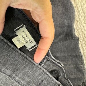 MADEWELL 9 inch high rise skinny jean size 25